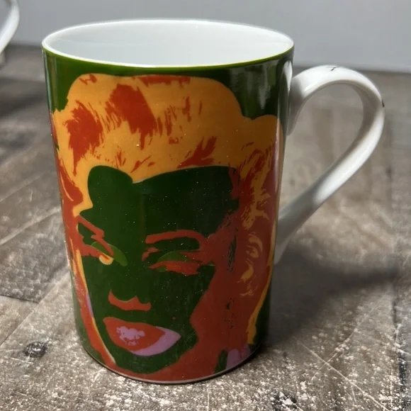 Vintage Andy Warhol Marilyn Monroe - Set of 4 Mugs Block Pop Art 1997 NIB - Picture 2 of 12
